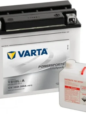 Cenová Bomba Motobaterie Varta Powersports Freshpack 12V, 18Ah, YB18L-A