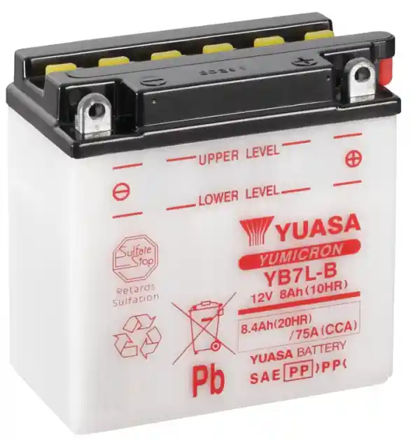 Motobaterie Yuasa Yumicron 12V, 8Ah, 75A, YB7L-B Nakupujte Hned