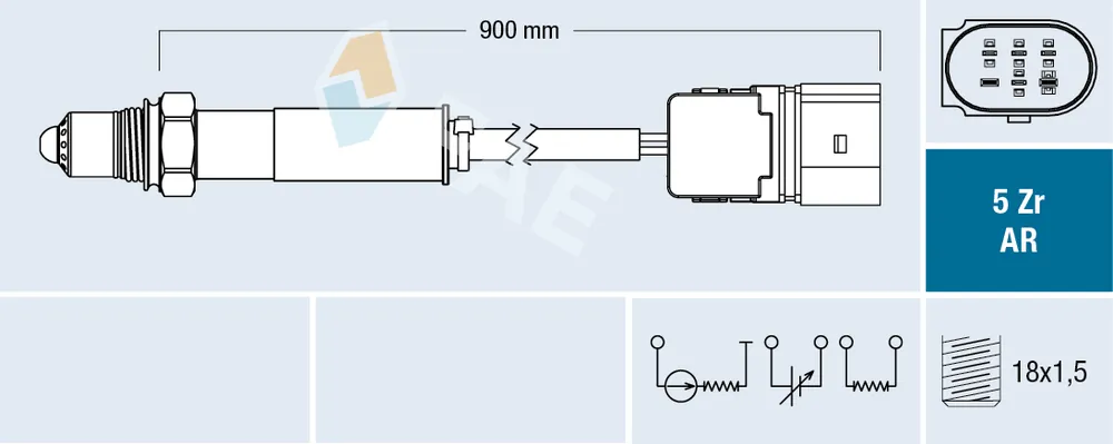 Oblíbený Lambda sonda FAE 75155