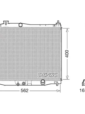 Levný Chladič, chlazení motoru DENSO DRM40047