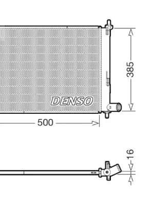Chladič, chlazení motoru DENSO DRM43013 Objednat Nyní