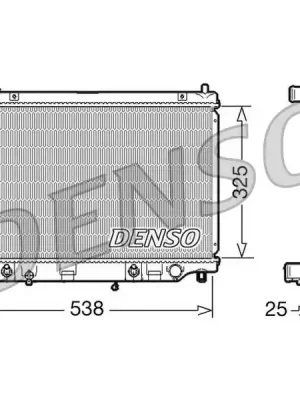 Nová Kolekce Chladič, chlazení motoru DENSO DRM44014