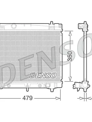 Autentický Chladič, chlazení motoru DENSO DRM50070