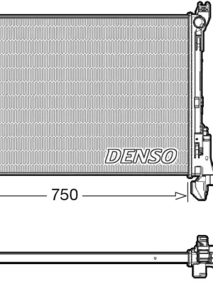 Dokud Zásoby Vydrží Chladič, chlazení motoru DENSO DRM09174