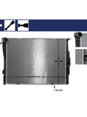 Omezená Nabídka Chladič, chlazení motoru MAHLE CR 1088 000S