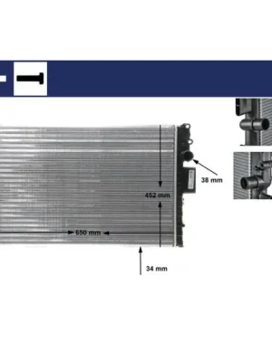 Top Prodej Chladič, chlazení motoru MAHLE CR 1551 000S