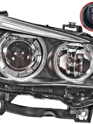 Výprodej -12/04 světlomety BI-XENON D2S+H7 (bez jednotky, svítilny a žárovky, s motorem) (auto) HELLA (první výroba) P
