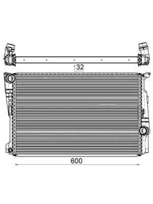 Rychlé Dodání Chladič, chlazení motoru MAHLE CR 877 000P