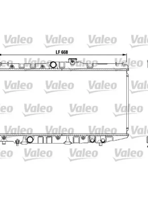 Chladič, chlazení motoru VALEO 730471 Omezená Nabídka