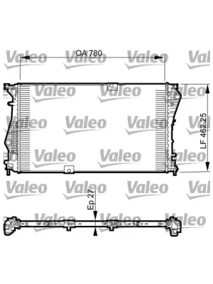 Chladič, chlazení motoru VALEO 735599 Koupit Online