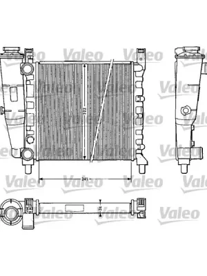 Chladič, chlazení motoru VALEO 811385 Rychlé Dodání