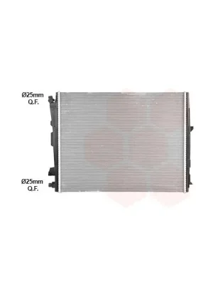 Chladič, chlazení motoru VAN WEZEL 06012758 Cenový Hit