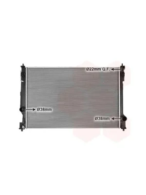 Časově Omezené Chladič, chlazení motoru VAN WEZEL 53012714