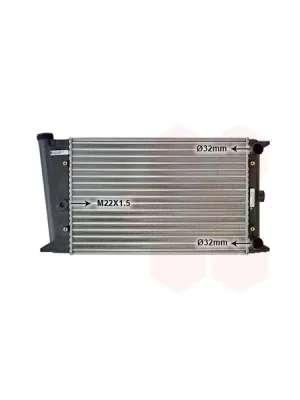 Značkový Chladič, chlazení motoru VAN WEZEL 58002004
