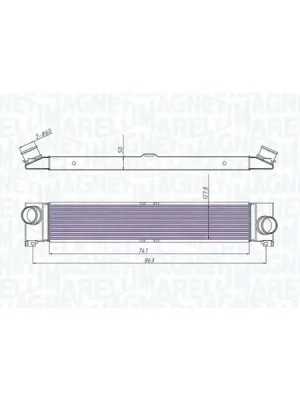 Novinka Chladič turba MAGNETI MARELLI 351319204310