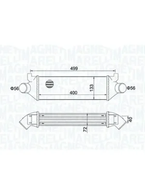 Omezená Nabídka Chladič turba MAGNETI MARELLI 351319204960