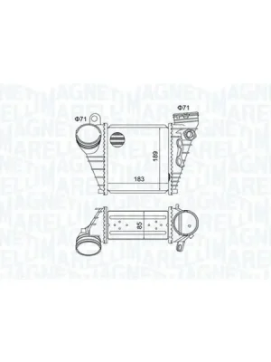 Chladič turba MAGNETI MARELLI 351319205230 Cenový Hit