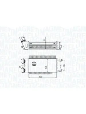 Chladič turba MAGNETI MARELLI 351319205290 Nejprodávanější