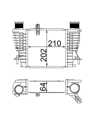 Nejlepší Volba Chladič turba MAHLE CI 264 000S