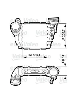 Akce Chladič turba VALEO 817557