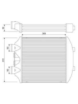 Chladič turba VALEO 818393 Jen Po Omezenou Doba