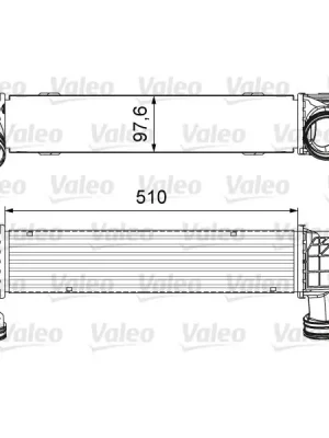 Chladič turba VALEO 818664 Speciální Cena