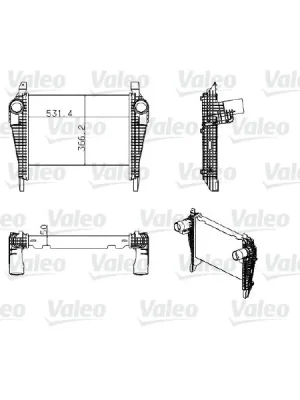 Ověřený Chladič turba VALEO 818778