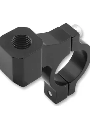 Víkendová Akce CNC adaptér zpětného zrcátka M10/1,25 pravý závit (22,2 mm průměr) (černý)