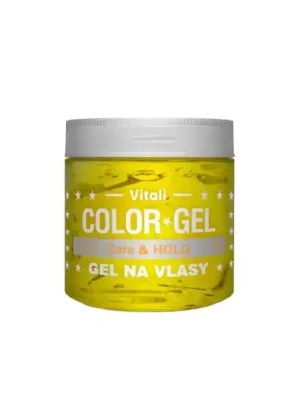 Nízká Cena Color gel na vlasy žlutý Panthenol 390ml