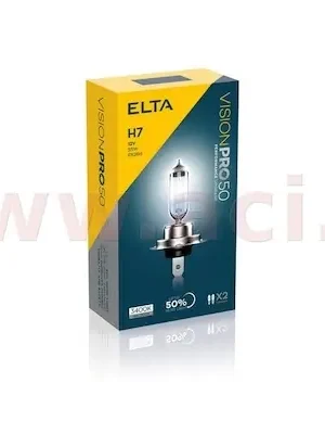 ELTA žárovka H7 55W (patice PX26d) VisionPro +50% (sada 2 ks) Cenový Hit