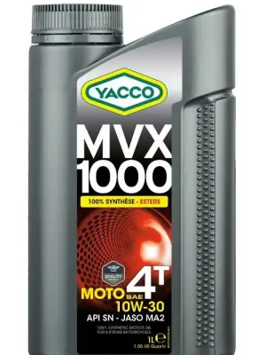 Olej Yacco MVX 1000 4T 10W-30 1L Speciální Cena