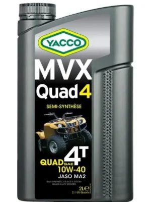 Olej Yacco MVX Quad 4T 10W-40 2L Dokud Zásoby Vydrží