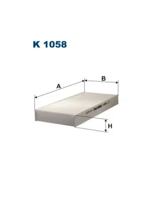 Filtr, vzduch v interiéru FILTRON K 1058 Oblíbený