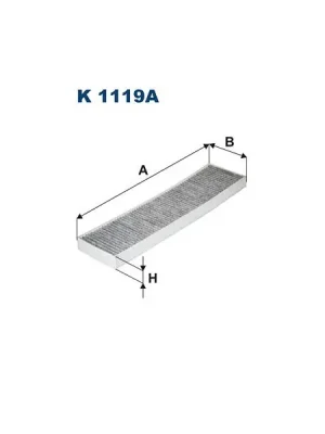 Filtr, vzduch v interiéru FILTRON K 1119A Nová Kolekce