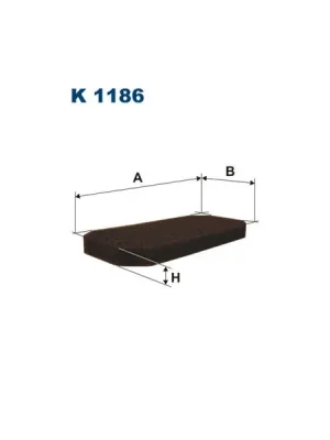 Přímo Od Výrobce Filtr, vzduch v interiéru FILTRON K 1186