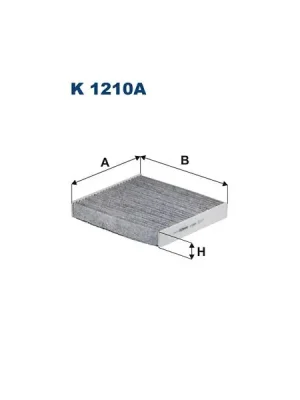 Filtr, vzduch v interiéru FILTRON K 1210A Expresní Doručení