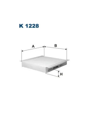 Filtr, vzduch v interiéru FILTRON K 1228 Ověřený