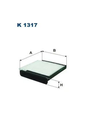 Nízká Cena Filtr, vzduch v interiéru FILTRON K 1317