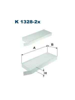 Vysoce Kvalitní Filtr, vzduch v interiéru FILTRON K 1328-2x