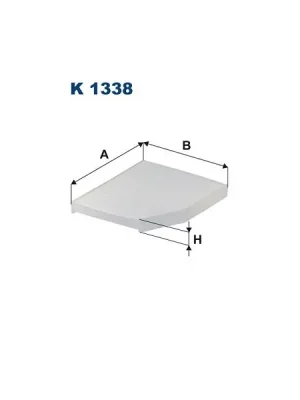 Filtr, vzduch v interiéru FILTRON K 1338 Akční Nabídka