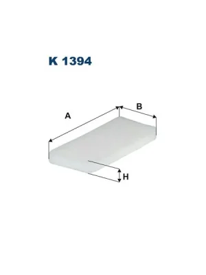Zlevněný Filtr, vzduch v interiéru FILTRON K 1394