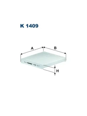 Filtr, vzduch v interiéru FILTRON K 1409 Časově Omezené