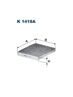Víkendová Akce Filtr, vzduch v interiéru FILTRON K 1418A
