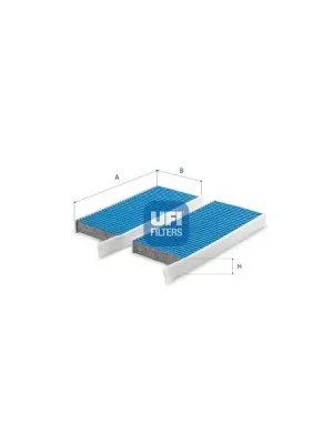 Filtr, vzduch v interiéru UFI 34.173.00 Časově Omezené