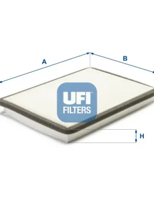 Filtr, vzduch v interiéru UFI 53.004.00 Cenový Hit