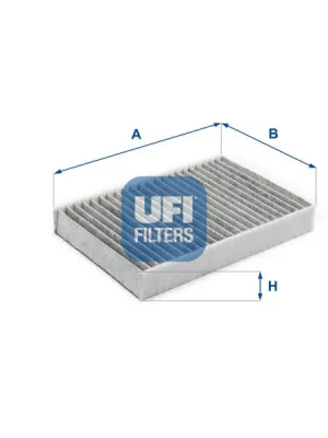 Filtr, vzduch v interiéru UFI 54.196.00 Levný