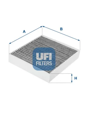 Horká Nabídka Filtr, vzduch v interiéru UFI 54.244.00