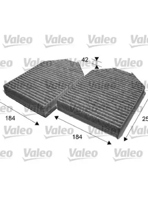 Filtr, vzduch v interiéru VALEO 715640 Vrácení Zdarma