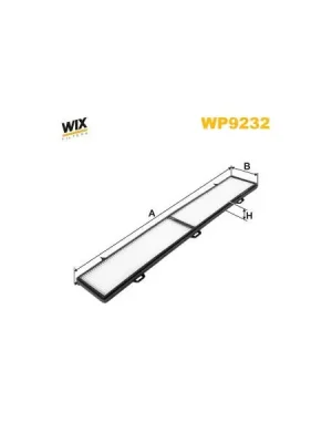 Filtr, vzduch v interiéru WIX FILTERS WP9232 Jen Po Omezenou Doba