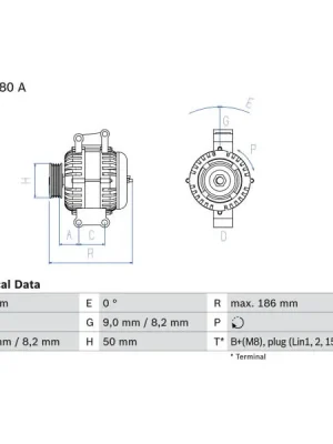 generátor BOSCH 0 986 084 590 Vysoce Kvalitní